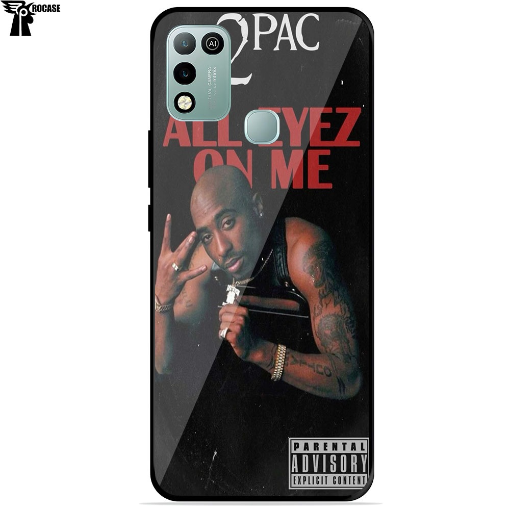PROCASE GLOSSY PREMIUM MOTIF TUPAC SHAKUR UNTUK TYPE INFINIX HOT 10 PLAY HOT 10 HOT 10S HOT 11 PLAY 