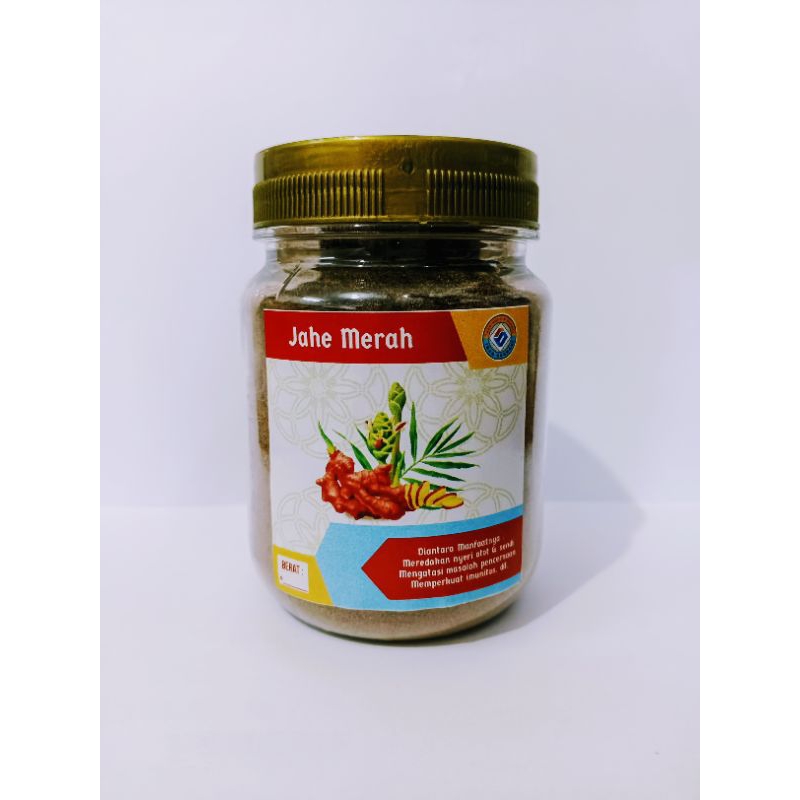 

Sebuk Jahe Merah 75gr IB Sangat Bermanfaat Bagi Kesehatan Tubuh, Mengurangi mual, redakan nyeri, meningkatkan sistem imun, membantu menurunkan berat badan, mencegah penyakit jantung, membantu mengatasi pencernaan, mengontrol gula darah, meredakan alergi
