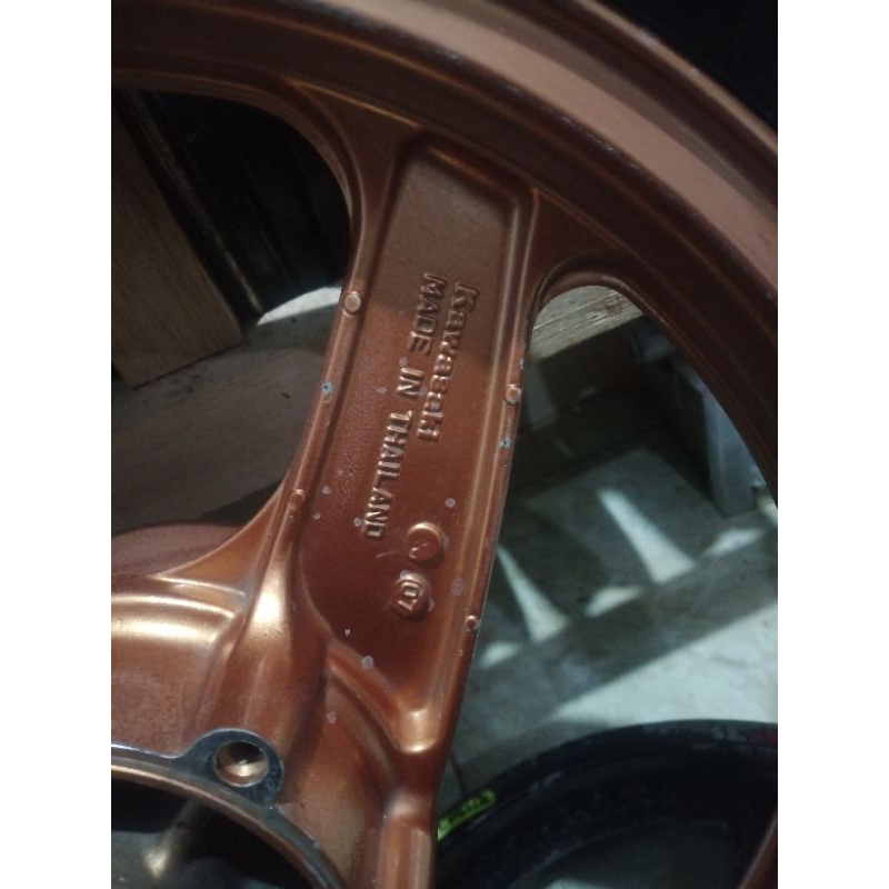 Velg racing standar Kawasaki ninja RR old ZX Cbu Made in Thailand depan belakang