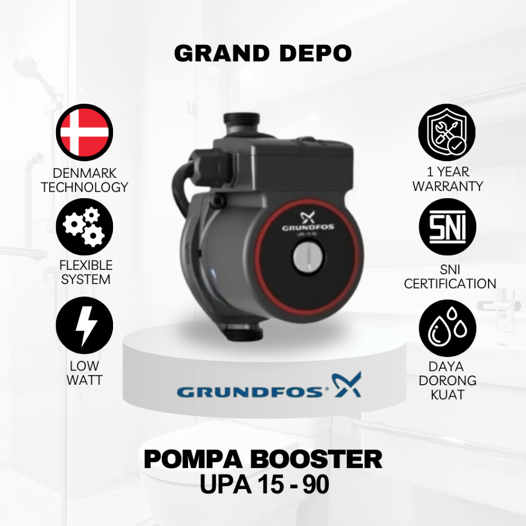 Grundfos Pompa Air Booster UPA 15 90 / Pompa Dorong Grundfos