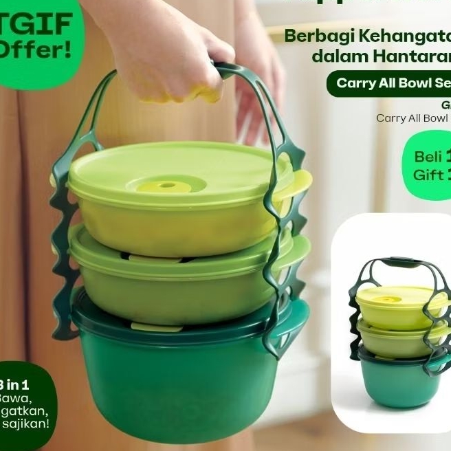 Carry All Bowl Tupperware, rantang serbaguna