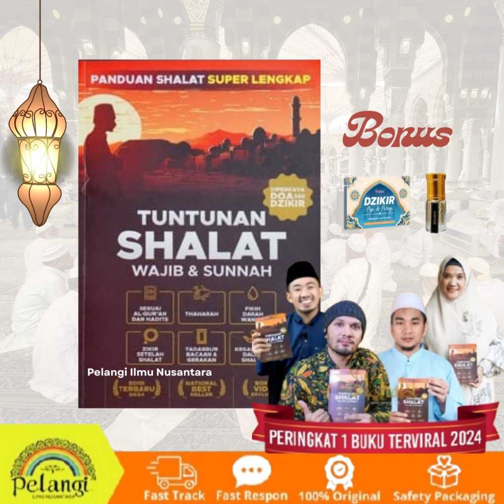 Pelangi Ilmu Nusantara - Buku Tuntunan Sholat Wajib dan Sunnah Lengkap Adi Hidayat