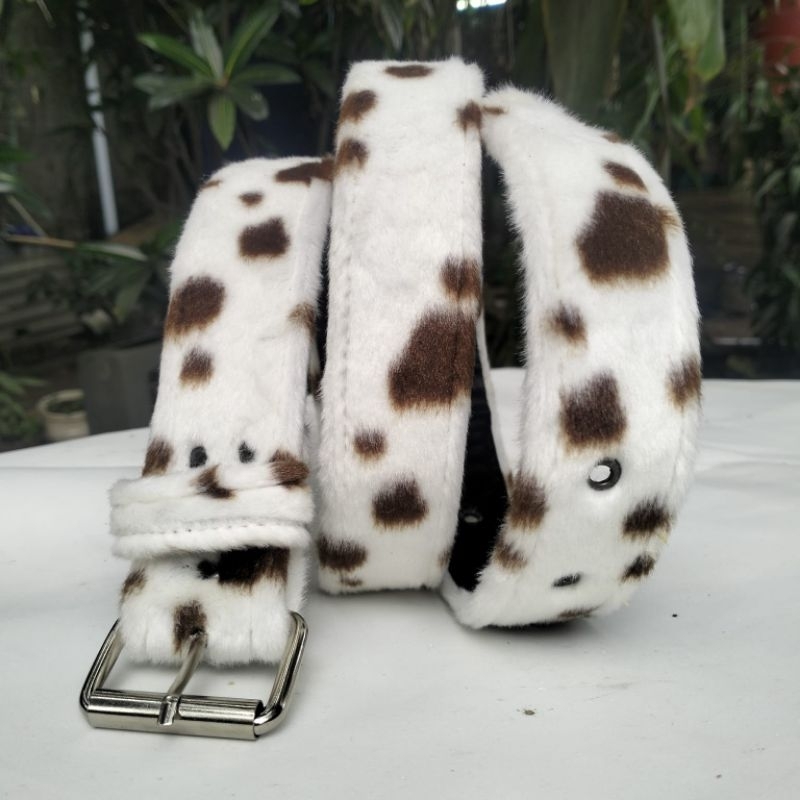 Belt Leopard || Ikat Pinggang Pria dan Wanita Motif Leopard || Sabuk Motif Macan Tutul Belt Leopard