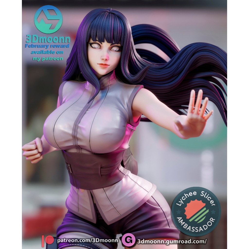 Hinata Hyuga Naruto the Last Figure / Statue Full Resin