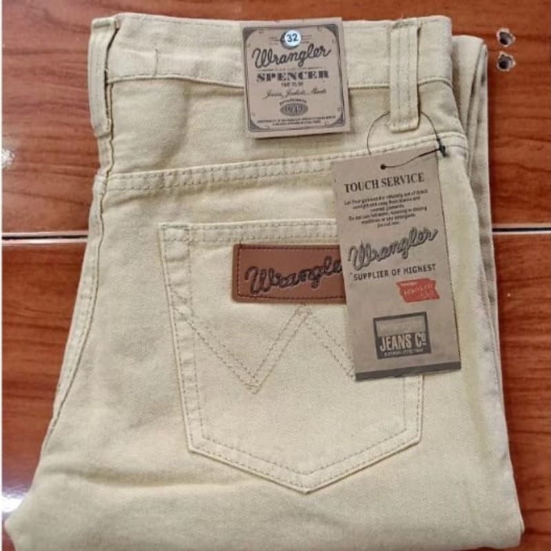 Wrengler 28-38 Celana Jeans Panjang Reguler Basic Pria Terlaris