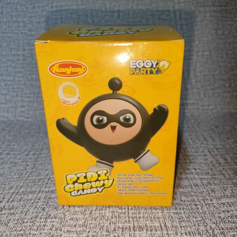 

[1 box] Ranjani Pidi Chewy Candy Eggy Party Permen Lunak Rasa Mangga Promo Termurah Harga Grosir