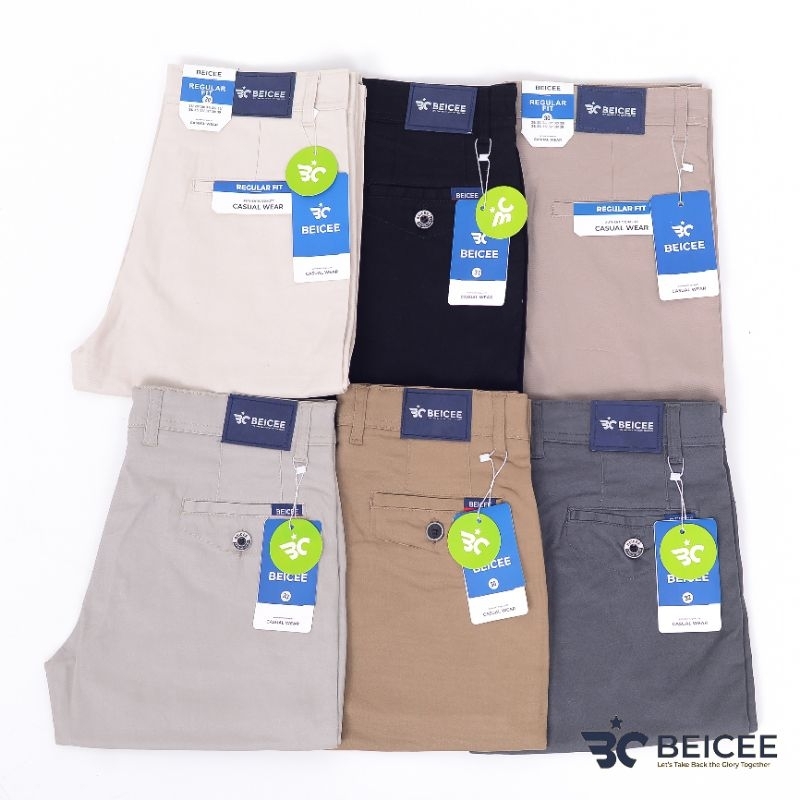 Celana Chino Panjang Pria Beicee Premium