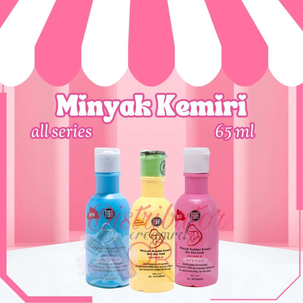 Fora Minyak Kemiri 65ML by Fora Penebal Alis Penebal Rambut Candlenut Oil 100% Produk Original