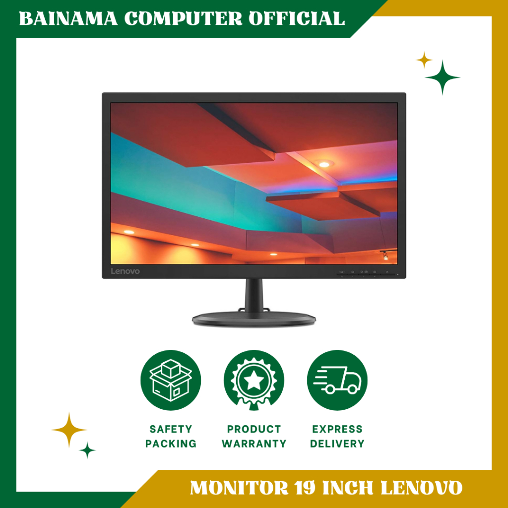 Monitor 19 Inch Widescreen LED or LCD Second Bergaransi