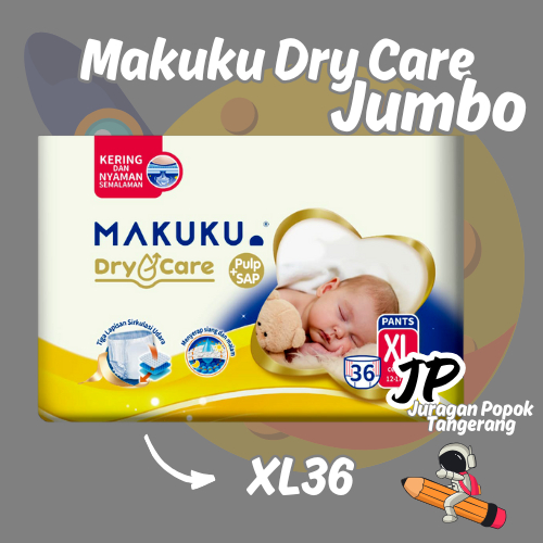 Makuku Dry Care Diapers Pants Jumbo XL36 / Makuku Dry Care Jumbo