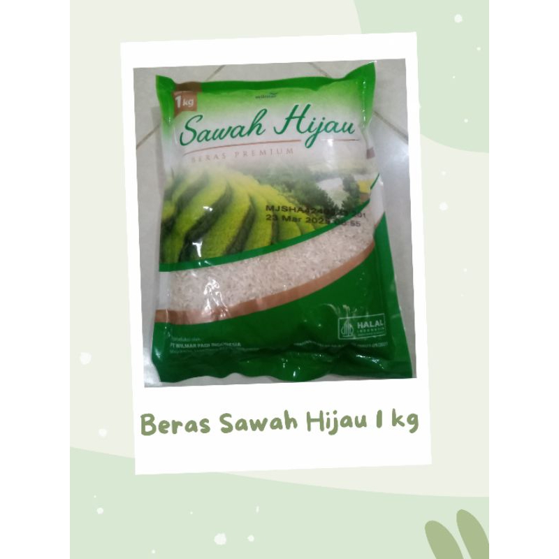 

Beras Premium SAWAH HIJAU 1kg