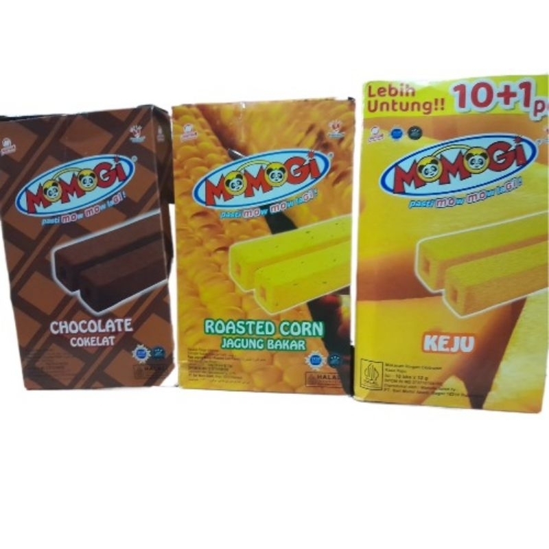 

Momogi box harga eceran Rp 1000 isi 10 bks x 12 g
