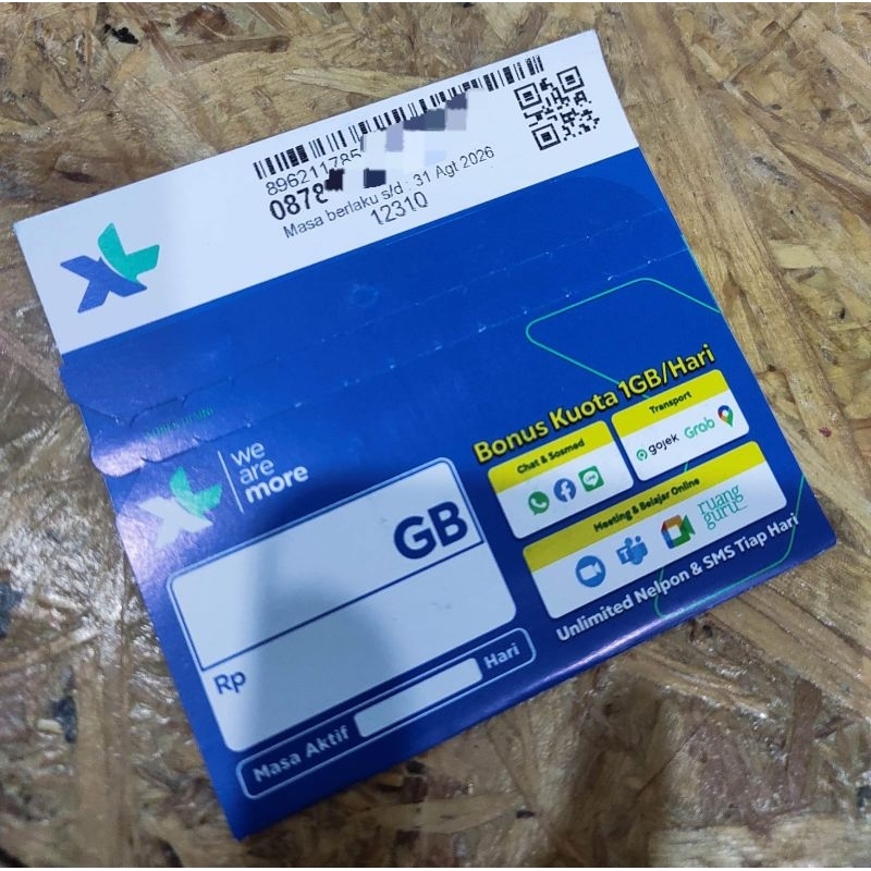 Kartu Perdana XL Tanpa Kuota