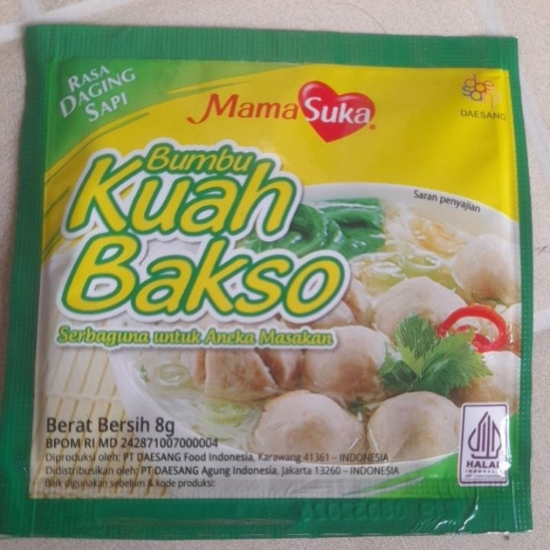 

Bumbu kuah bakso mama Suka 8gr