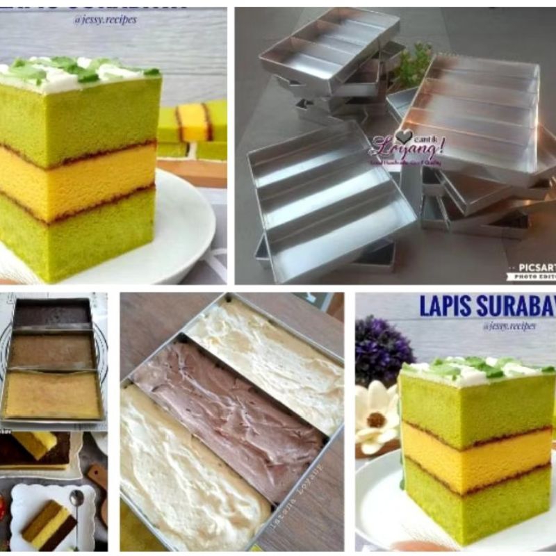 Loyang lapis surabaya/loyang spiku/loyang lapis sekat 3