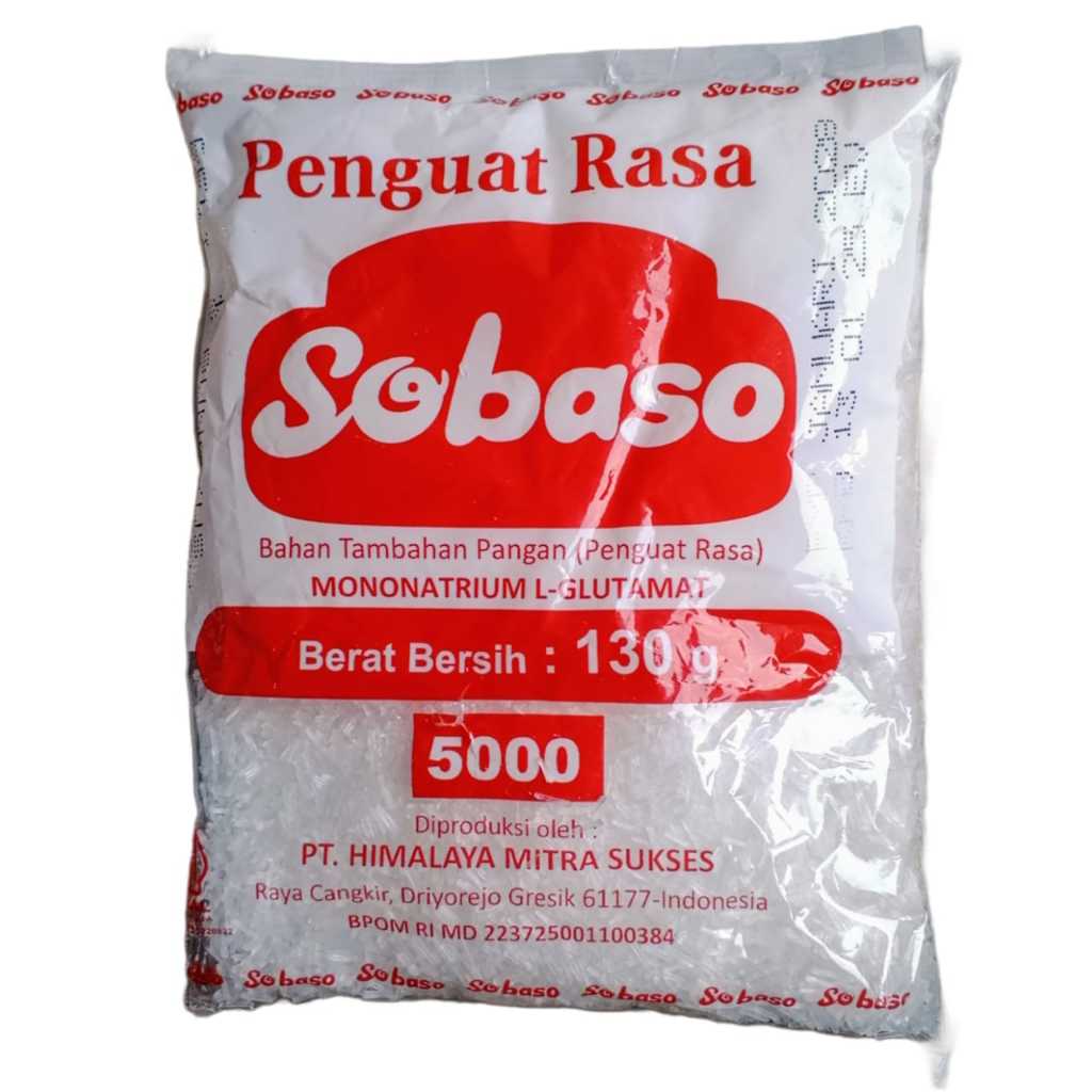 

Penguat rasa/Micin/MSG Sobaso 130 gr