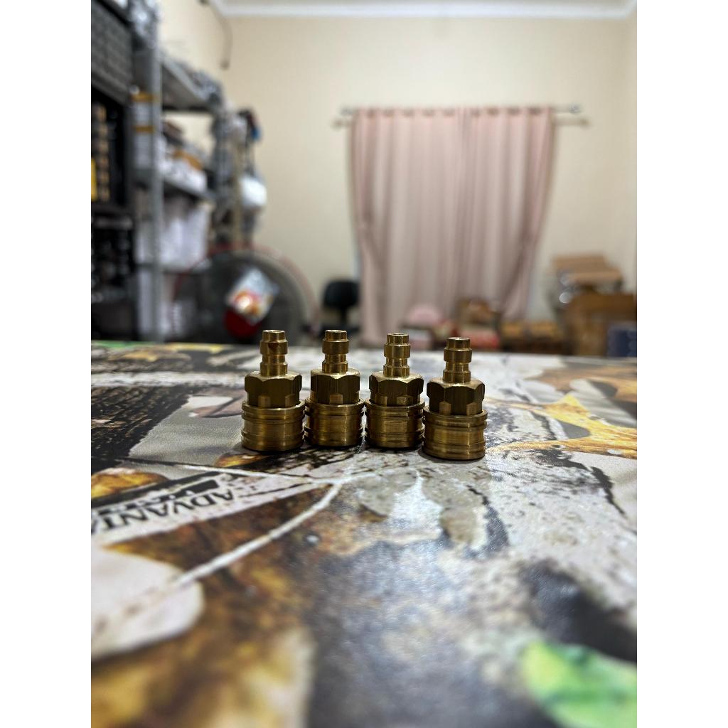 sambungan kupler konverter kupler jantan mini dan betina 1tsm kupler pengisian angin