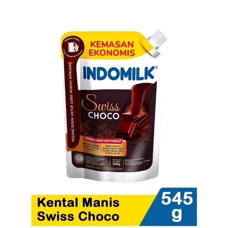 

Indomilk Swiss Choco 545g – Krimer Kental Manis Rasa Cokelat – Kemasan Ekonomis