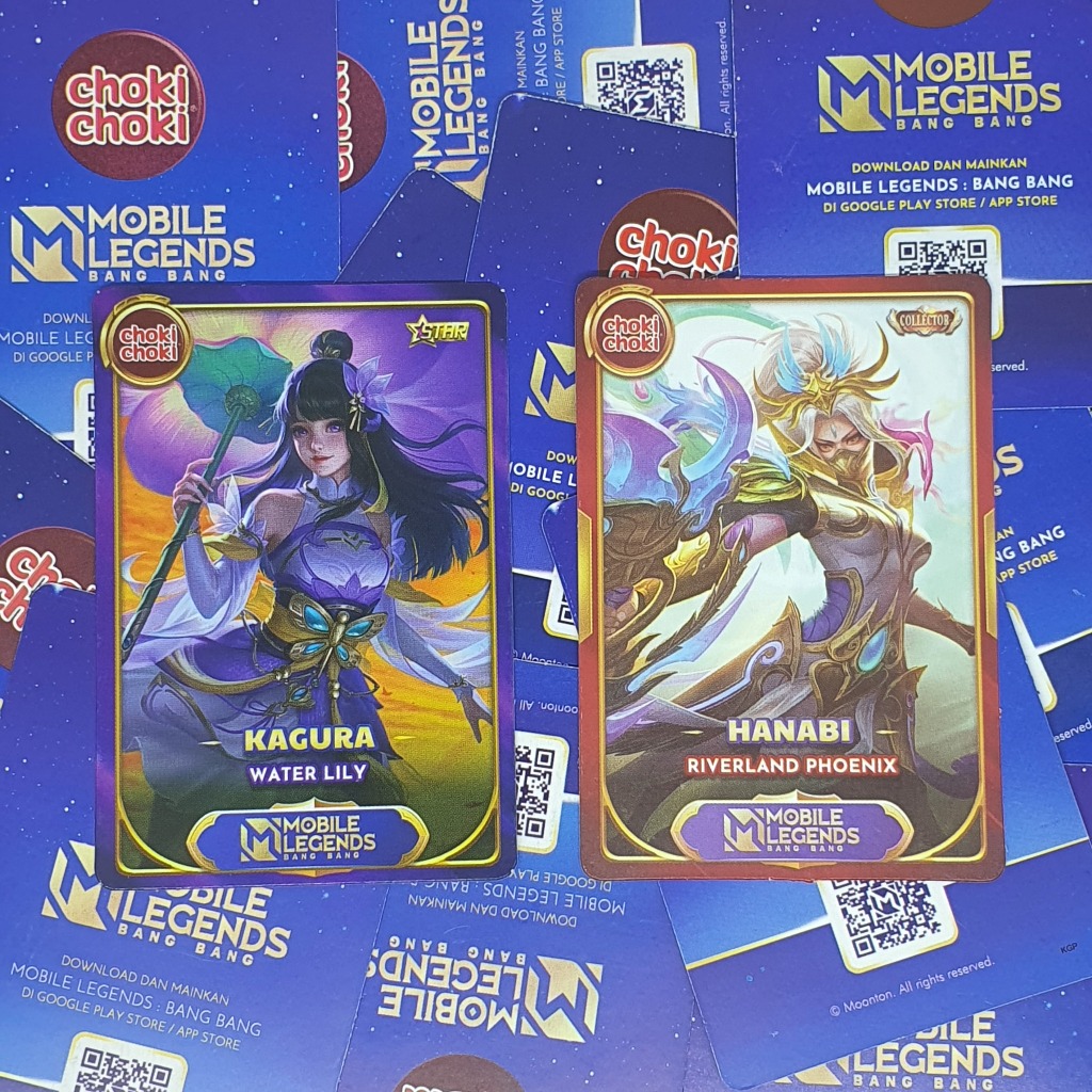 Kartu Choki Choki Mobile Legend Exquisite Skins Star Collector Trading Card MLBB Bang Bang