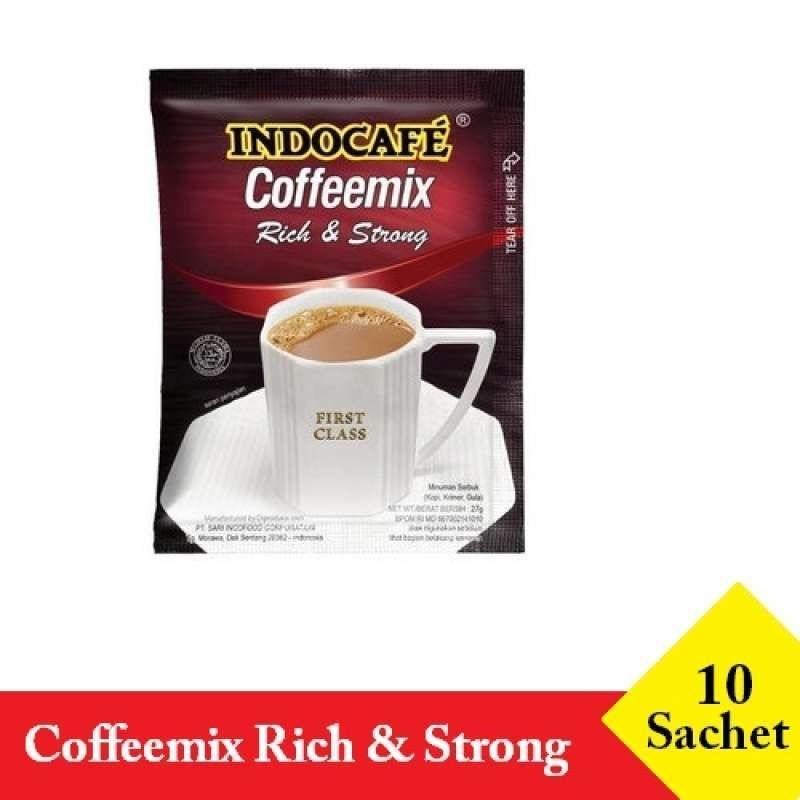 

TERMURAH !! Indocafe coffeemix Rich and Stong 10pcs