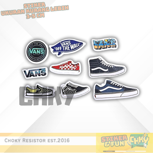 

Sticker/Stiker FUN Brand Sepatu VANS