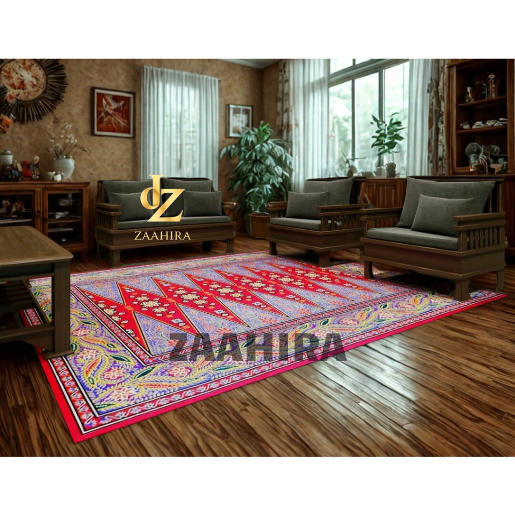 ZAAHIRA_SHOP Carpet Ostrich Jumbo KARPET Turkey Ostrich Size 205 240 cm Karpet Ruang Tamu Sisa