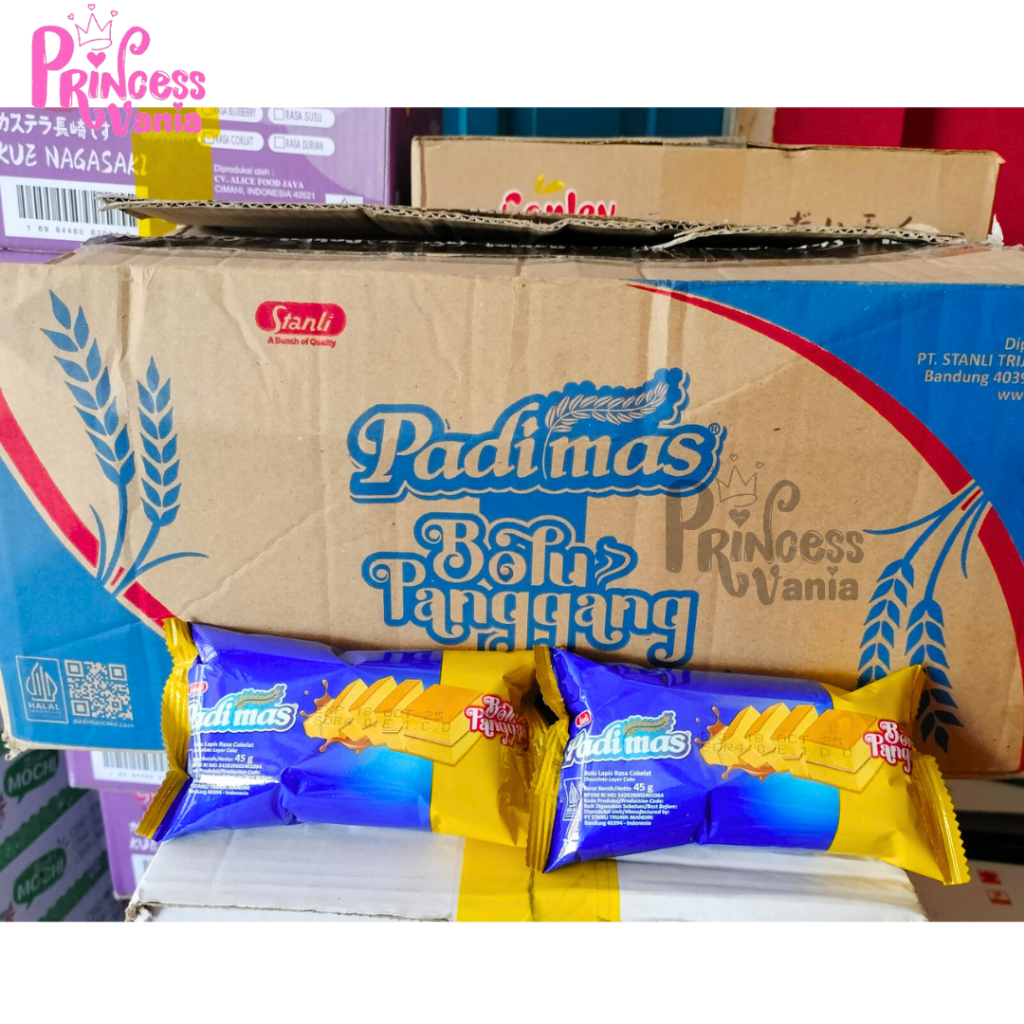 

GROSIR PADIMAS ROTI PANGGANG BOLU LAPIS 60GR 1 DUS ISI 60PCS