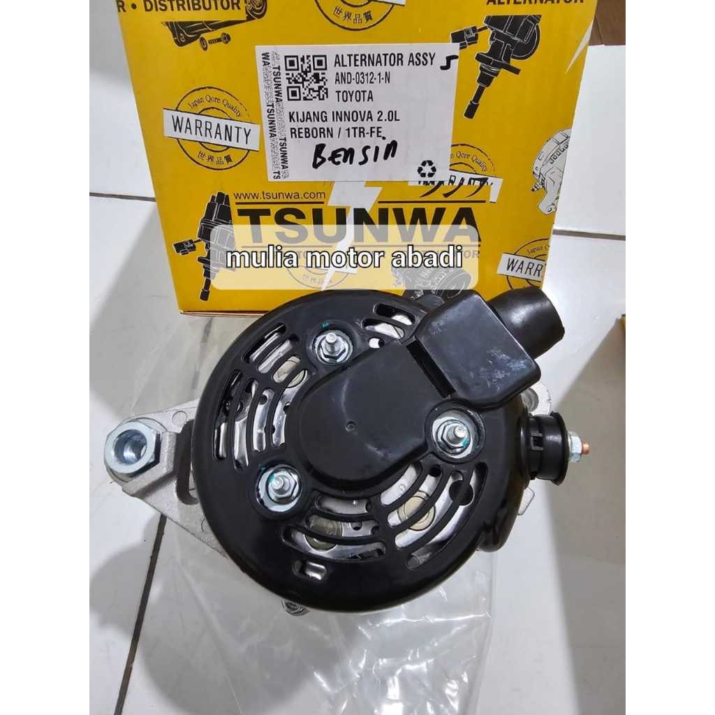Alternator dinamo cas Innova reborn bensin dan diesel Tsunwa