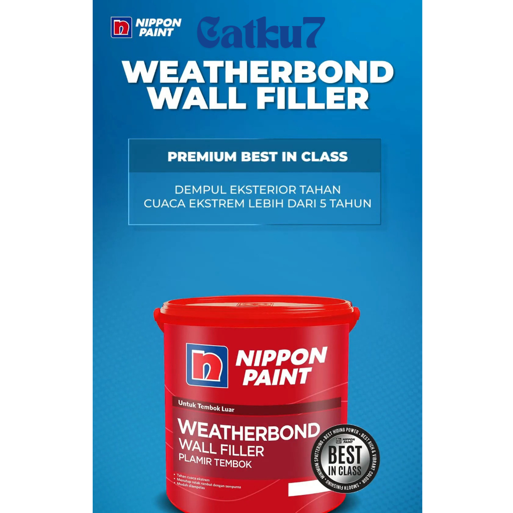 WEATHERBOND WALL FILLER Dempul Exterior Nippon Paint