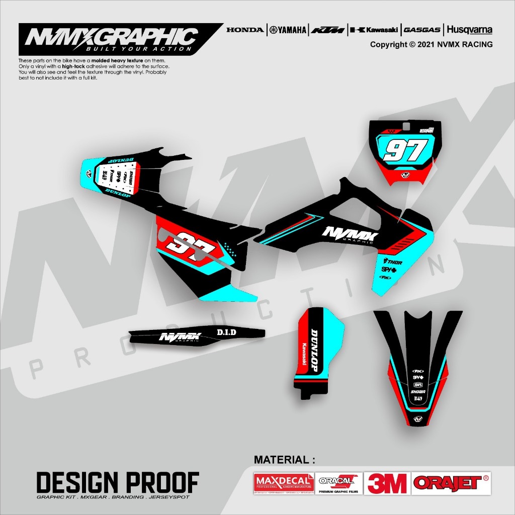 STICKER HUSQVARNA DECAL HUSQVARNA CUSTOM DESIGN FULL BODY