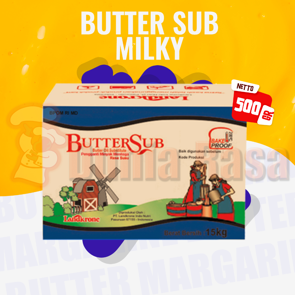 

Butter Sub Milky BOS 500gr (Butter Oil Subtitude)