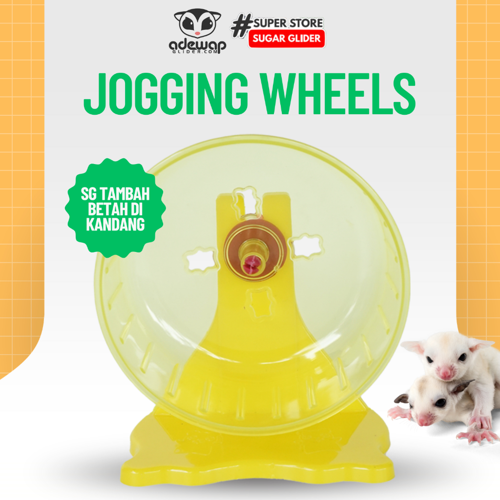 ADEWAP GLIDER Jogging Running Wheel Roda Putar Sugar Glider