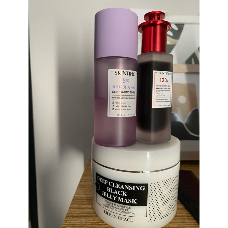 Preloved Skincare Eileen Grace Elshe Skin Skintific Exfoliation Masker Serum