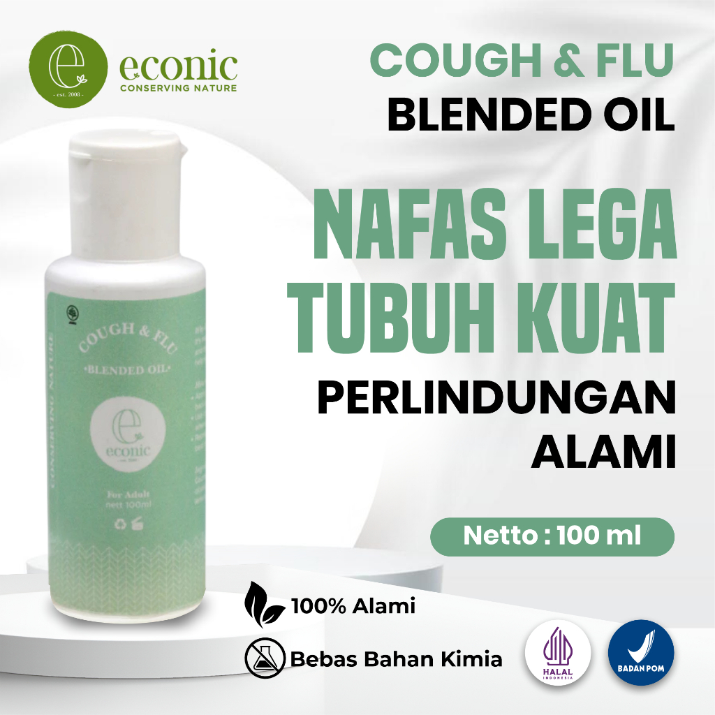 ECONIC | MEDICATED OIL | Minyak Medicated Oil Original | Obat Pilek Dewasa - Medicated Aromatherapy 
