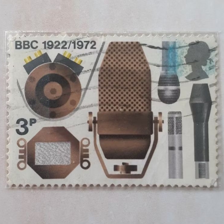 

Perangko Inggris Britania Raya & Irlandia Utara Broadcasting Anniversaries (50 years BBC, 1924-69) Tahun 1972