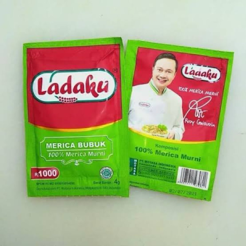 

LADAKU BUMBU DAPUR LADAKU SACHET LADAKU SERBAGUNA MERICA BUBUK MERICA MURNI
