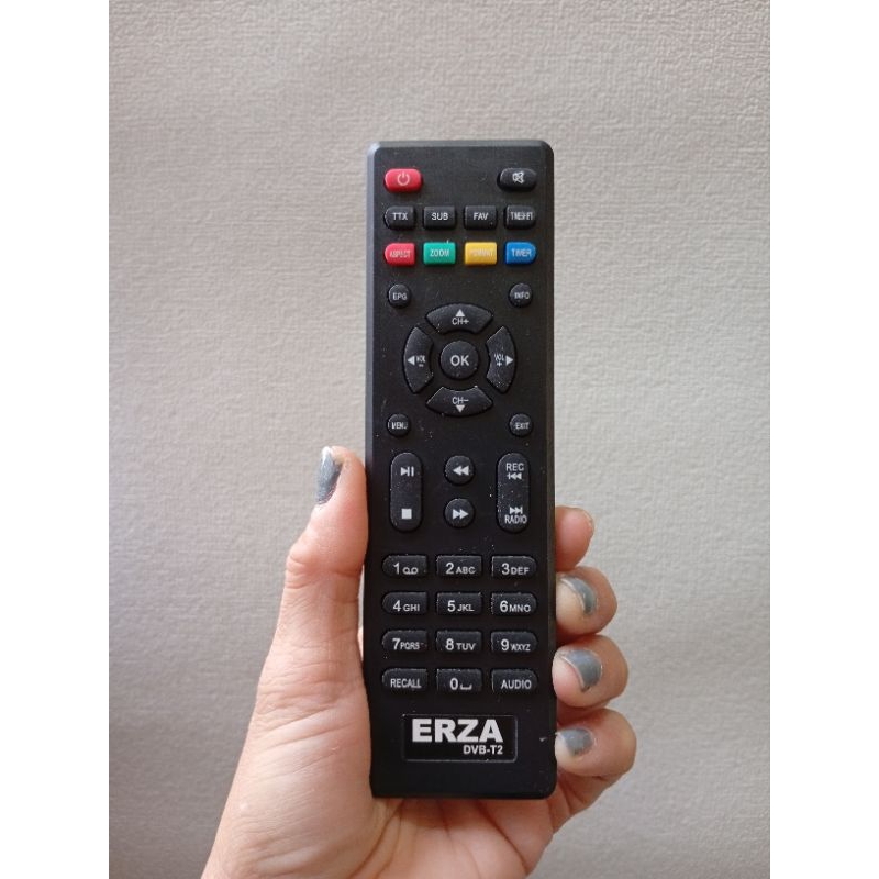 Remot Remote STB DVB-T2 Set Top Bov Digital TV ERZA GENESIS