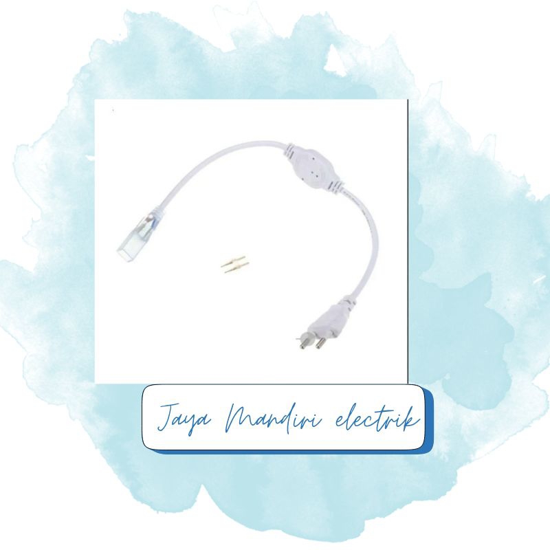 Socket LED Selang 5050 / Kabel Adaptor LED Strip Selang Model Tusuk / Socket Jarum