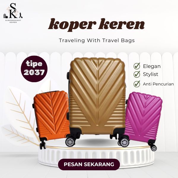 Koper 2037 Size 22 Inch Koper Robert Ansell Koper Bagasi Koper Traveling Koper Umroh