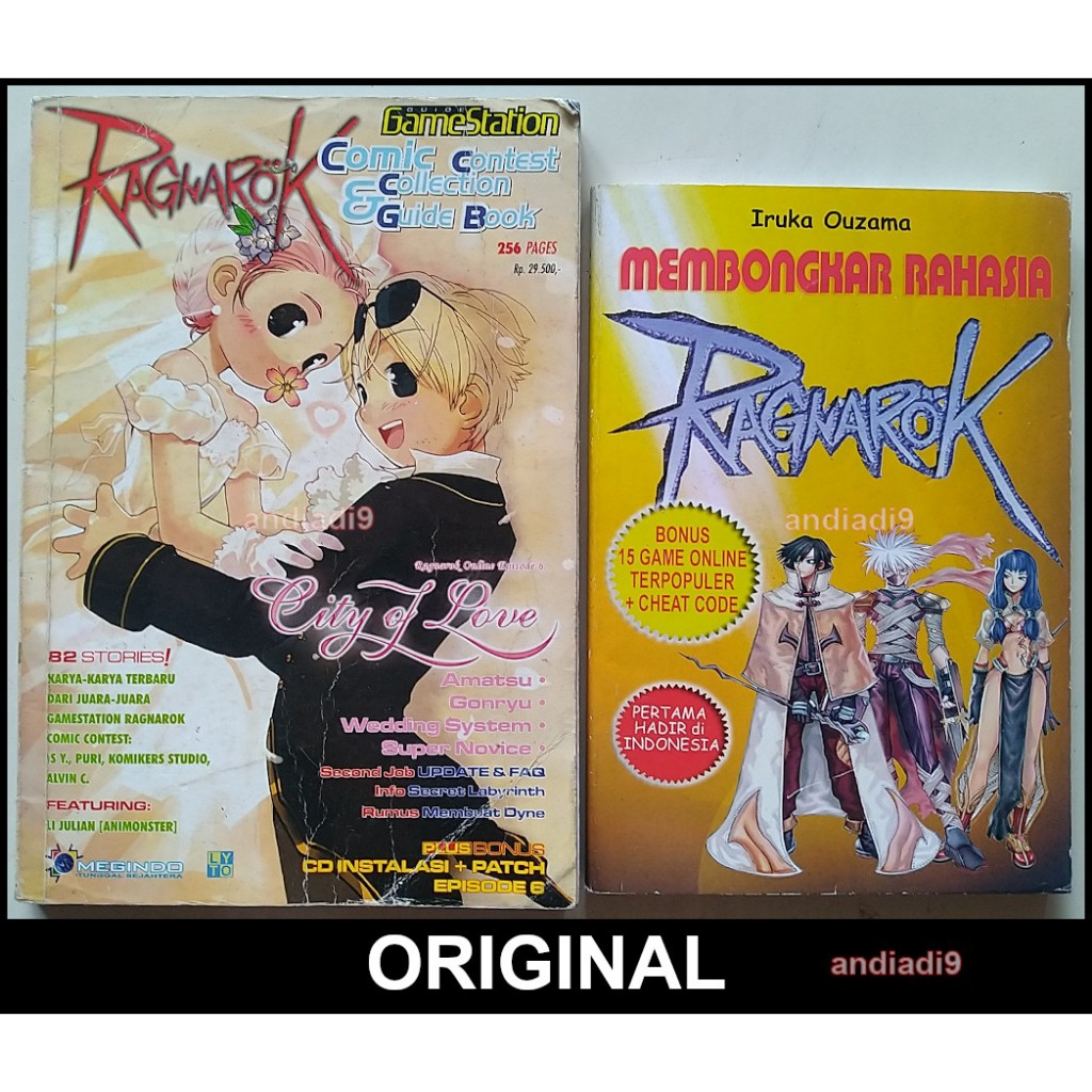 BUKU PANDUAN GAME GAMESTATION RAGNAROK ONLINE EPISODE 6 CITY OF LOVE MEMBONGKAR RAHASIA RAGNAROK IRU