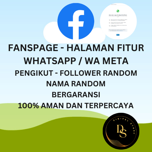 Jual Fanspage | Fitur Whatsapp / WA Meta | Termurah | Bisa Untuk Iklan Facebook Ads