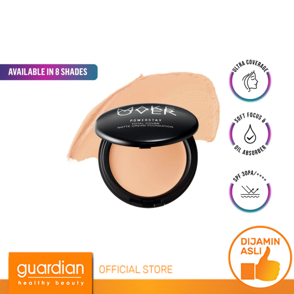 MAKE OVER Powerstay Total Cover Matte Cream Foundation 12 g - Cream Foundation