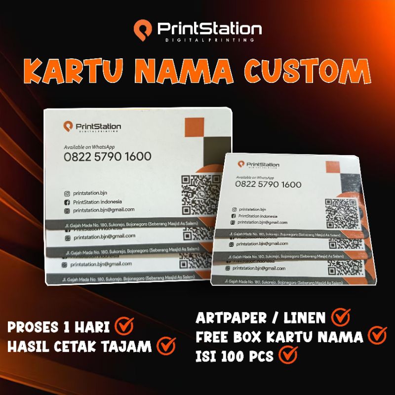 

CETAK KARTUNAMA DESAIN CUSTOM 1 BOX 100 PCS