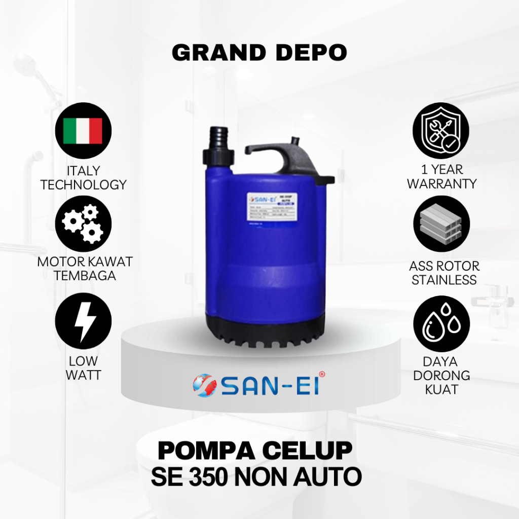 San Ei Pompa Air Celup SE 350 Non Auto / Pompa Celup San Ei