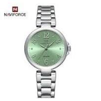 JAM TANGAN CEWEK NAVIFORCE NF5031LS GREEN ORIGINAL