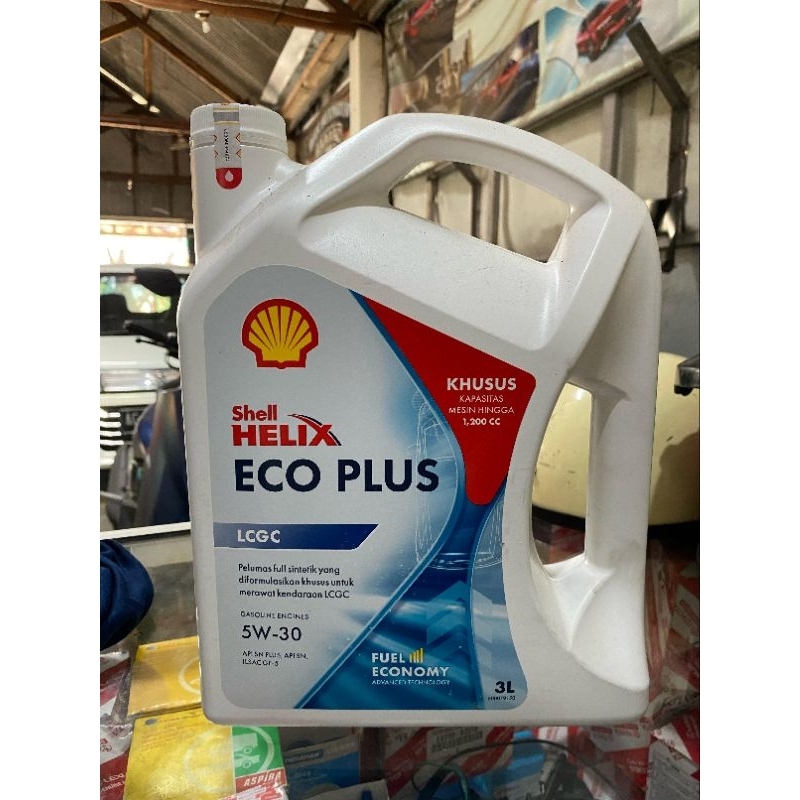 Oli Mobil LCGC Shell Helix ECO PLUS 5W-30 3 Liter