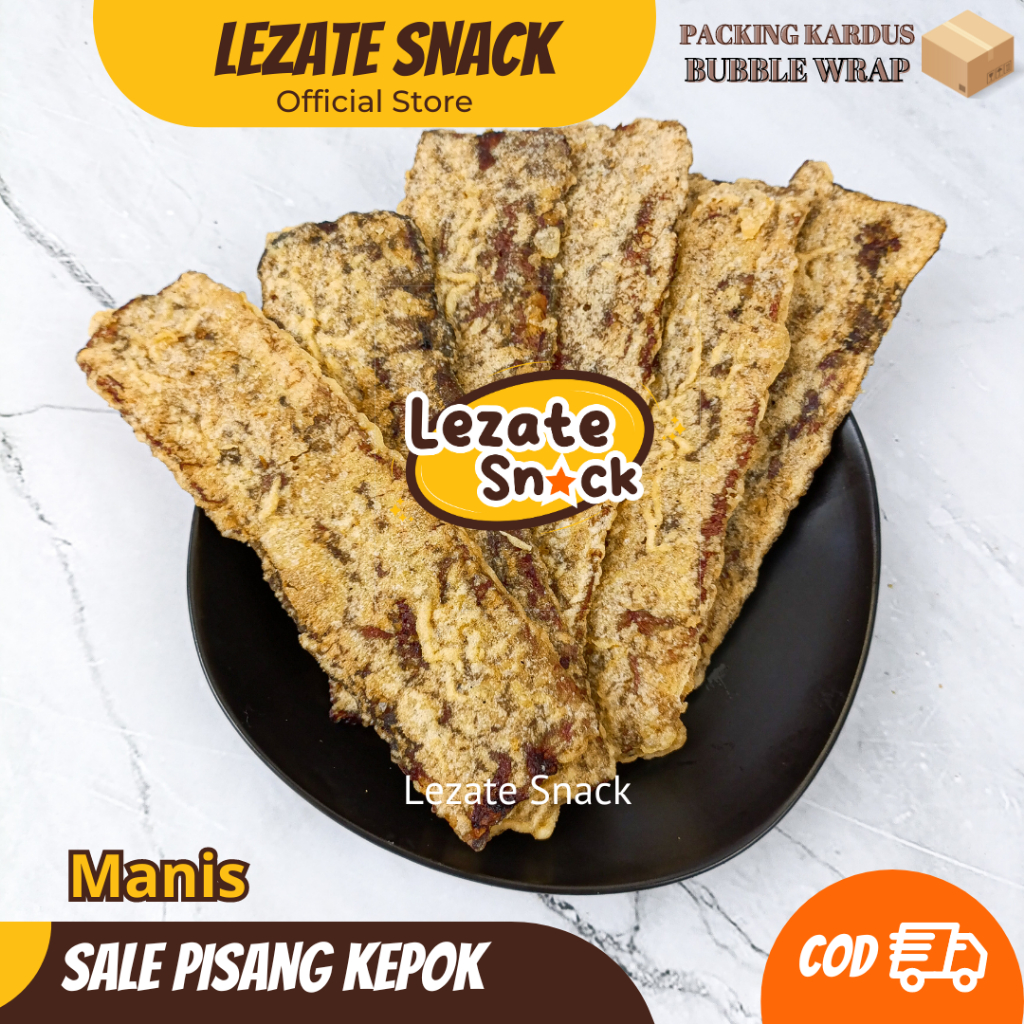 

Sale Pisang Kepok Premium 250GR Kering Manis Kiloan Murah / Kripik Sale Pisang Legit Manis