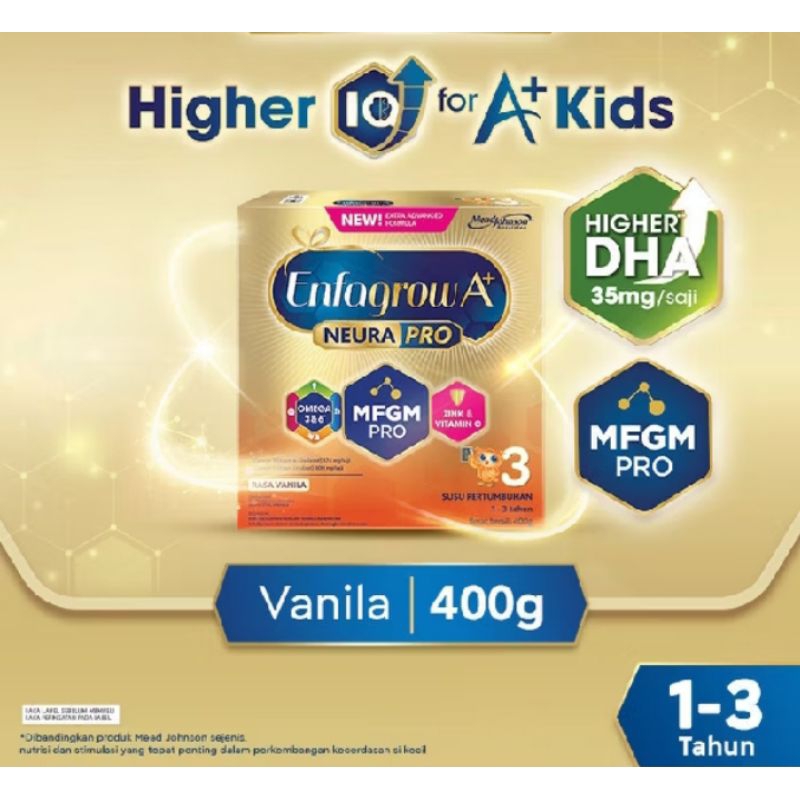 

Enfagrow A3+ Vanila 400g Susu Pertumbuhan