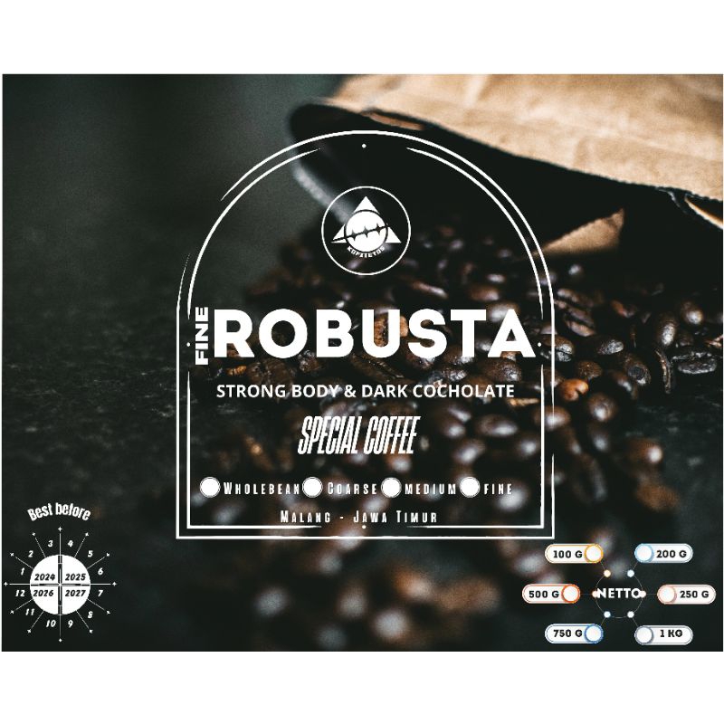 

Kopi Murni FINE JAVA ROBUSTA 100 GRAM / 250 GRAM
