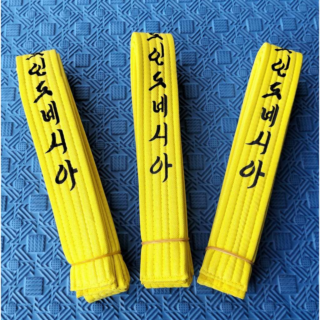 SABUK TAEKWONDO / GEUP WARNA KUNING POLOS
